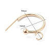 304 Stainless Steel Half Hoop Earrings STAS-Z028-B01-G-4