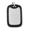 304 Stainless Steel Big Pendants STAS-R225-07A-P-1