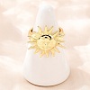 Brass Adjustable Cuff Open Rings LS-RJEW-C145-03G-1