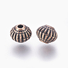 Tibetan Style Alloy Bicone Beads LS-X-TIBEB-7692-R-NR-2