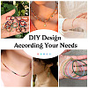 10 Strands 10 Colors Transparent Gradient Color Glass Beads Strands GLAA-TA0001-56-8