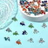 48Pcs 12 Colors Imitate Austrian Crystal Bicone Glass Pendants PALLOY-YW00070-2