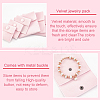 SUPERFINDINGS 8Pcs 2 Style Square Velvet Jewelry Bags TP-FH0001-01A-4