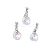 AB Color Plated Glass Charms PALLOY-JF04593-02-1