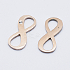 Eco-Friendly 316 Surgical Stainless Steel Pave Cubic Zirconia Links connectors RB-I078-63RG-A-NR-2