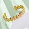 304 Stainless Steel Cuff Bangles for Women LS-BJEW-F491-01G-04-5