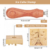 1Pc Brass Stamp Head DIY-OC0008-35C-2