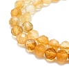 Heated Natural Citrine Beads Strands G-P457-A03-22-2