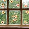 4Pcs 4 Styles Flower and Angel PVC Waterproof Decorative Stickers DIY-WH0657-049-7