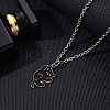 Alloy Enamel Pendant Necklaces NJEW-YW0001-02-8
