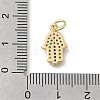 Brass Micro Pave Cubic Zirconia Pendants KK-D431-073C-G-3