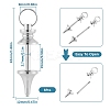 6Pcs Brass Findings KK-SC0005-38-2