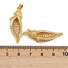 Brass Micro Pave Cubic Zirconia Pendants KK-A269-24G-3