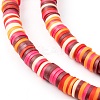 Handmade Polymer Clay Beads Strands CLAY-R089-6mm-T02B-20-6