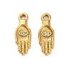 304 Stainless Steel Crystal Rhinestone Pendant STAS-U047-22G-1