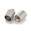 Tarnish Resistant 304 Stainless Steel Cord Ends STAS-Z084-07P-01B-2