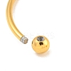 Ion Plating(IP) 304 Stainless Steel Cuff Bangles for Women LS-BJEW-M310-03G-4
