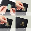 Nickel Metal Waterproof Self-Adhesive Picture Stickers DIY-WH20016-053-4