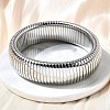 304 Stainless Steel Stretch Bracelets for Women Men BJEW-A031-02B-P-1