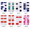 Full-Cover Wraps Nail Polish Stickers MRMJ-R086-MLE04-M-3