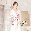 Plum Blossom Shape Appliques PATC-WH0007-11E-6