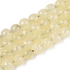 Dyed Natural White Jade Beads Strands X-G-T139-8mm-60-13-4