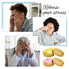 2 Sets 2 Colors TPR Imitation Steamed Stuffed Bun Stress Toy AJEW-DR0001-38-6