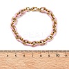 304 Stainless Steel Cable chain Bracelets for Women BJEW-B137-01-5