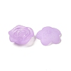 Frosted Transparent Acrylic Beads OACR-U006-03H-2