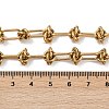 304 Stainless Steel Kont Link Chain Necklace for Men Women NJEW-P269-02G-3