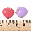 304 Stainless Steel Enamel Pendants STAS-K306-28G-3