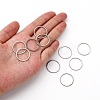 Non-Tarnish 304 Stainless Steel Linking Ring X-STAS-S079-12C-A-4
