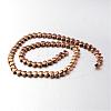 Electroplate Non-magnetic Synthetic Hematite Bead Strands G-F300-22A-08-2
