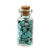 Transparent Glass Wishing Bottle Decoration AJEW-JD00010-3