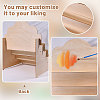 4-Tier Wood Greeting Card Display Riser Stands ODIS-WH0043-229-5