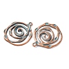 Tibetan Style Alloy Pendants X-FIND-B055-02M-2