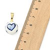 Handmade Porcelain Pendants PALLOY-JF05379-4