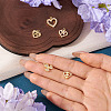 5Pcs 5 Styles Brass Micro Pave Cubic Zirconia Pendants KK-TA0002-99-6