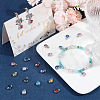 72Pcs 12 Colors Platinum Alloy Charms RGLA-SC0001-05-4