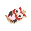 Valentine's Day Alloy Enamel Pendants ENAM-I084-01KCG-28-2