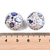 Handmade Polymer Clay Rhinestone Beads CLAY-H009-03D-3