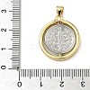 Religion Brass Pendants KK-L257-06GP-01-3