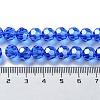 Electroplate Glass Bead Strands EGLA-R015-8mm-6-5