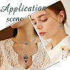 48Pcs 6 Style Tibetan Style Chandelier Component Links TIBE-SC0001-46-6