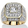 Alloy with Crystal Rhinestone Finger Rings for Men FS-WGD5024-01-1