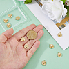 10Pcs Brass Pendants KK-HS0015-61-3