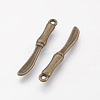 Tibetan Style Alloy Pendants TIBEP-3101-AB-LF-2