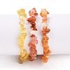 Chips Natural Mixed Stone Stretch Bracelets BJEW-JB05644-2