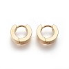 304 Stainless Steel Huggie Hoop Earrings LS-EJEW-O087-09E-1