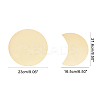Acrylic Moon Phase Mirror Wall Decor DIY-WH0167-60B-2